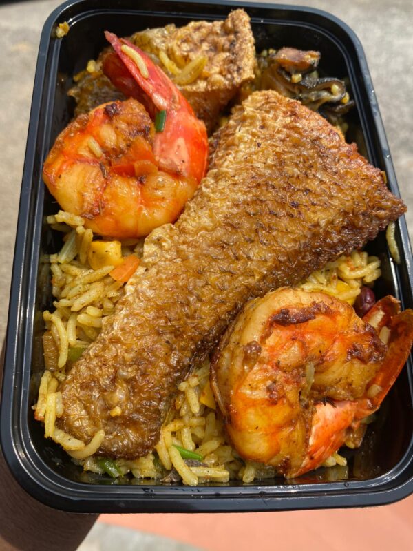 Seafood fried rice